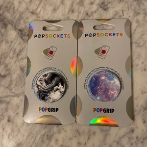 PopSockets new set of 2 marble galaxy iPhone